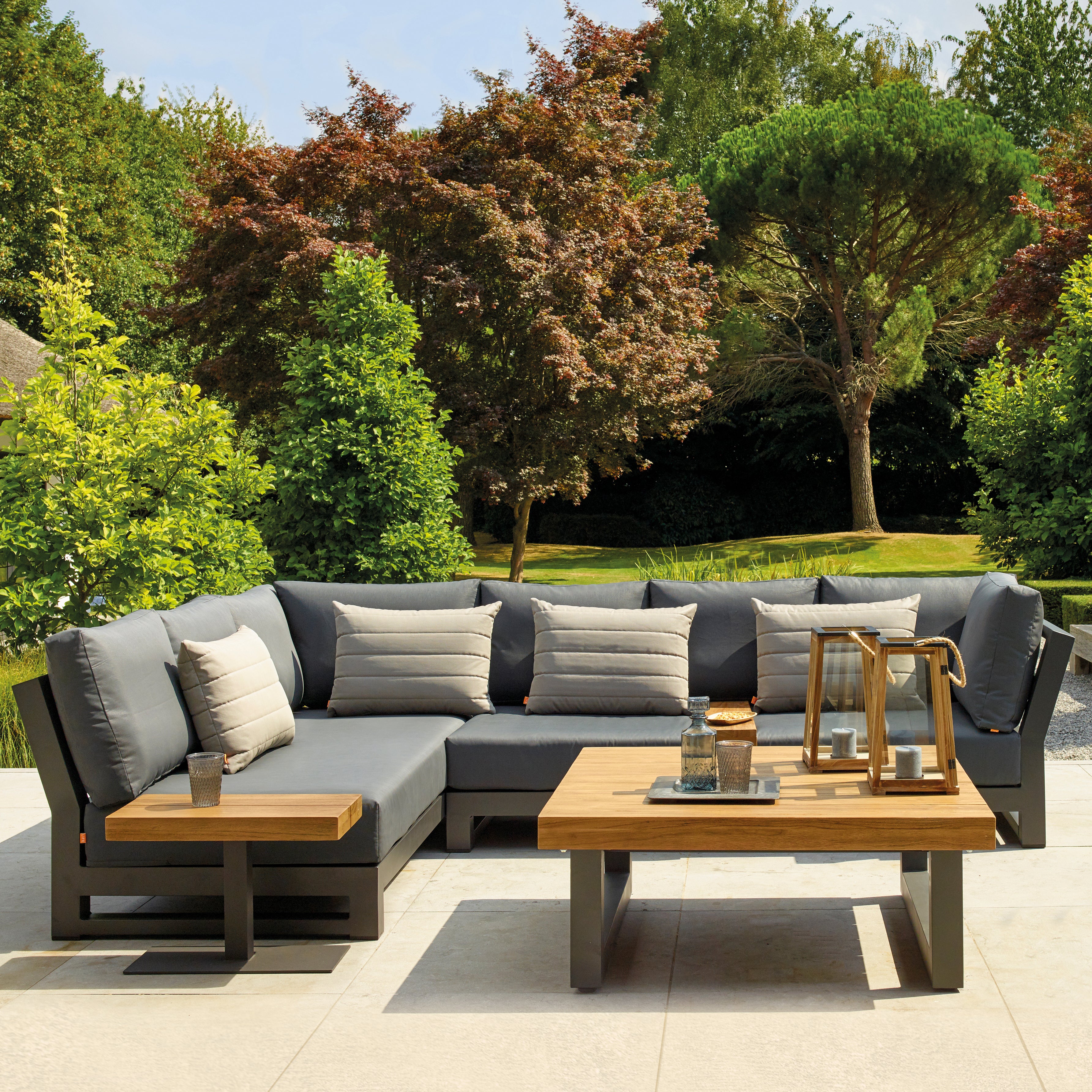 Corner settee outlet garden furniture