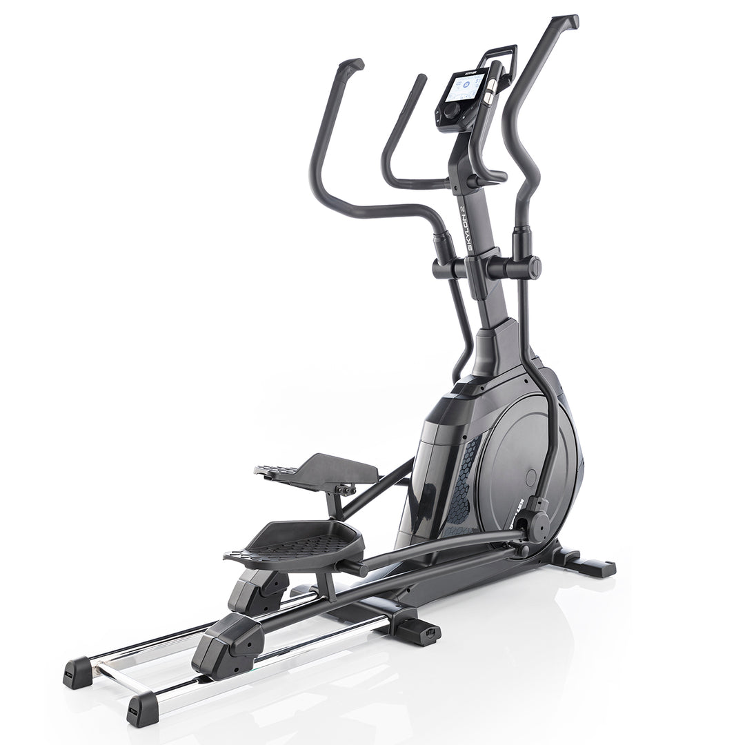 KETTLER Skylon 2 elliptical trainer with preset programs and heart-rate control for effective workouts.