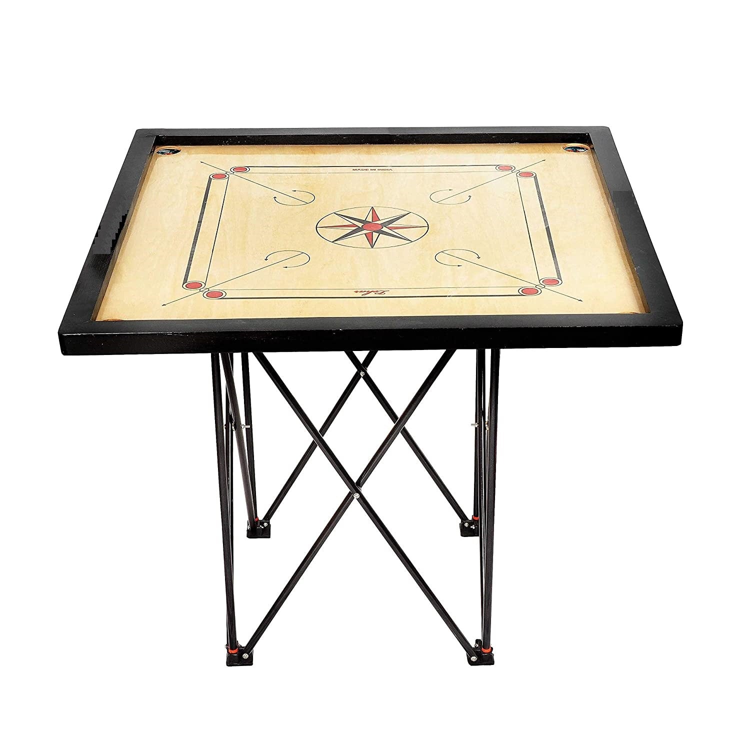 Carrom board without the cover.