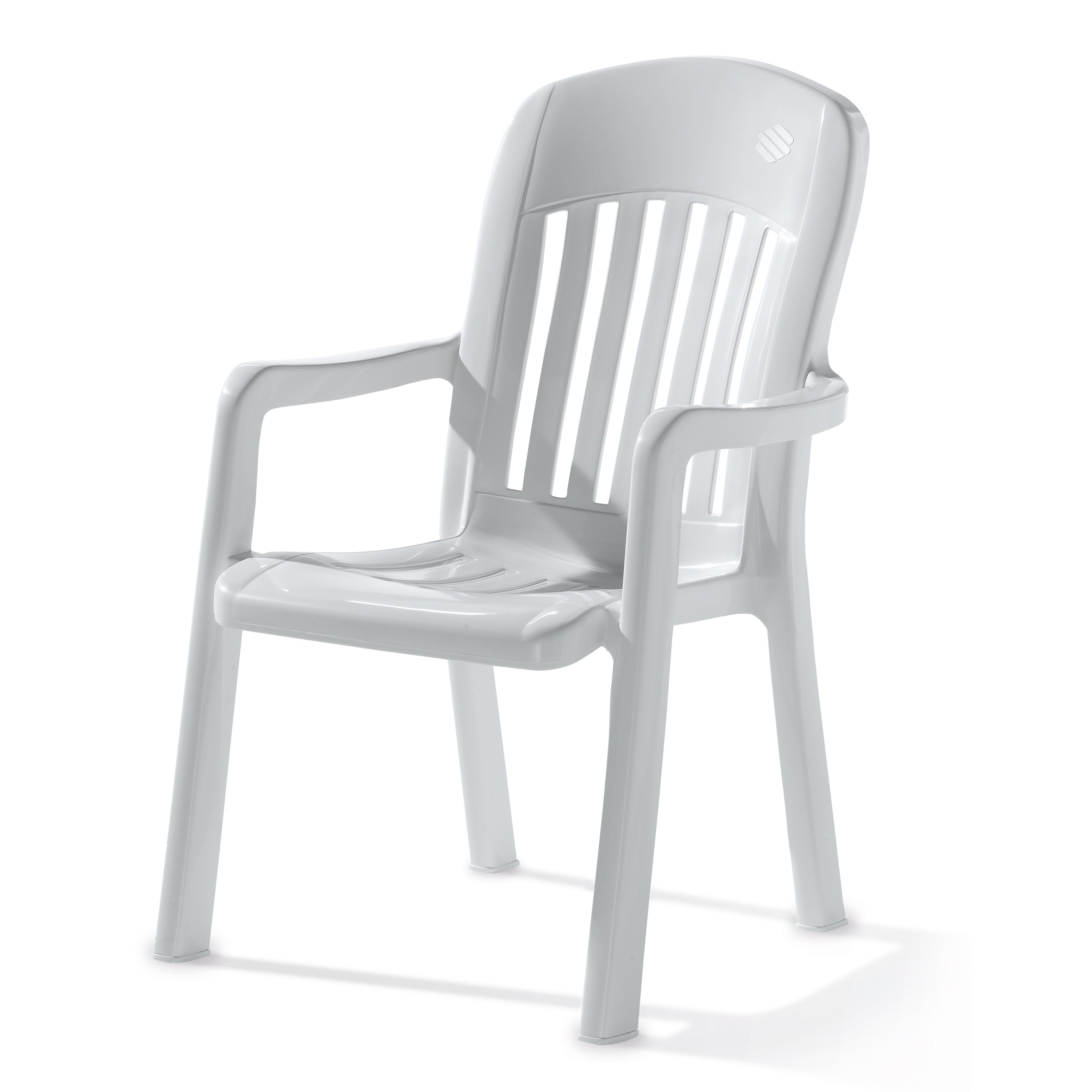 Comtesse Polymer Resin Stackable Chairs - Set Of 6