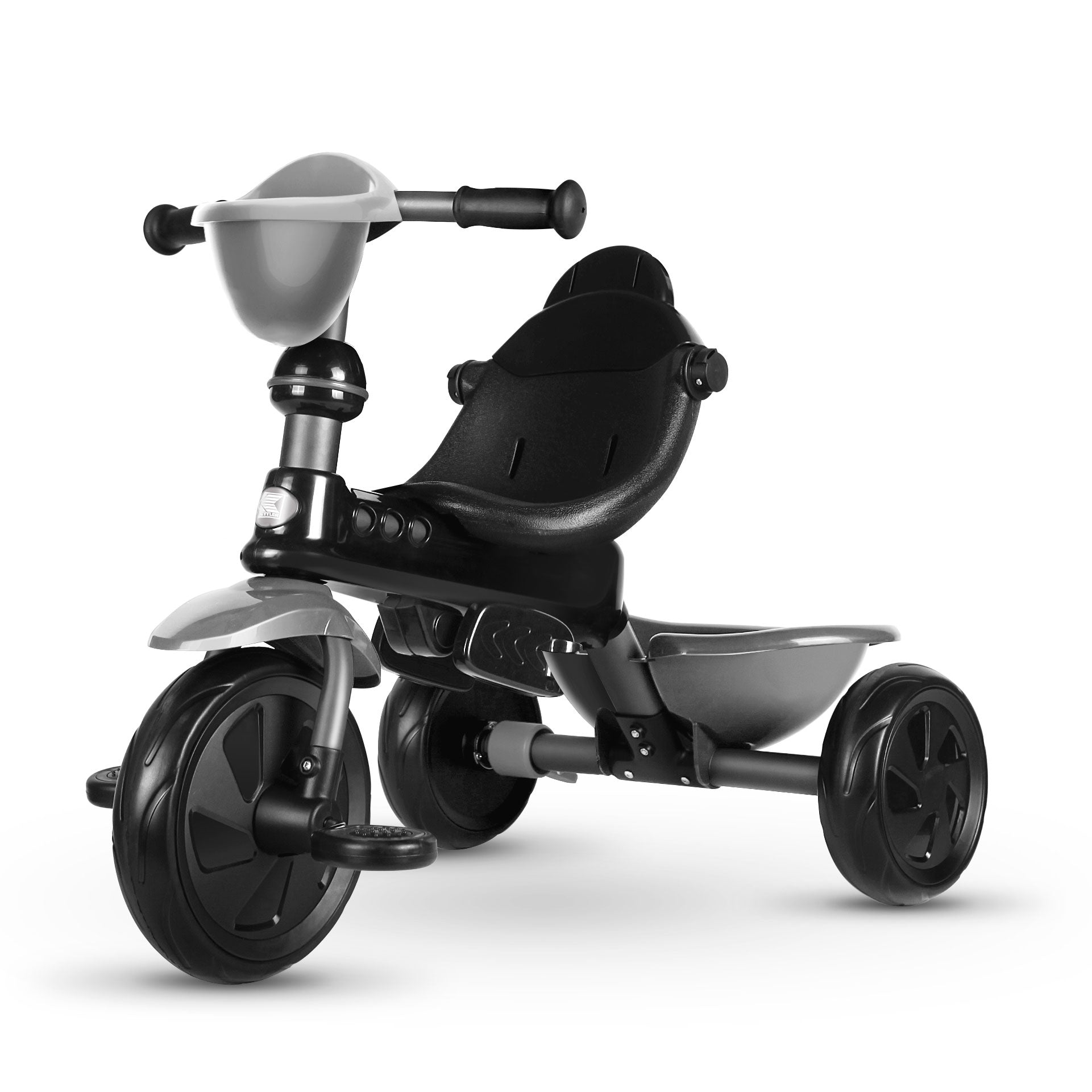 The KETTLER Happy Navigator 4-in-1 Trike grows with your little one from 10 to 72 months, transforming from parent-controlled ride on to kids’ tricycle. Unique removable and adjustable features make sure your little one has a trike for every stage of their development.