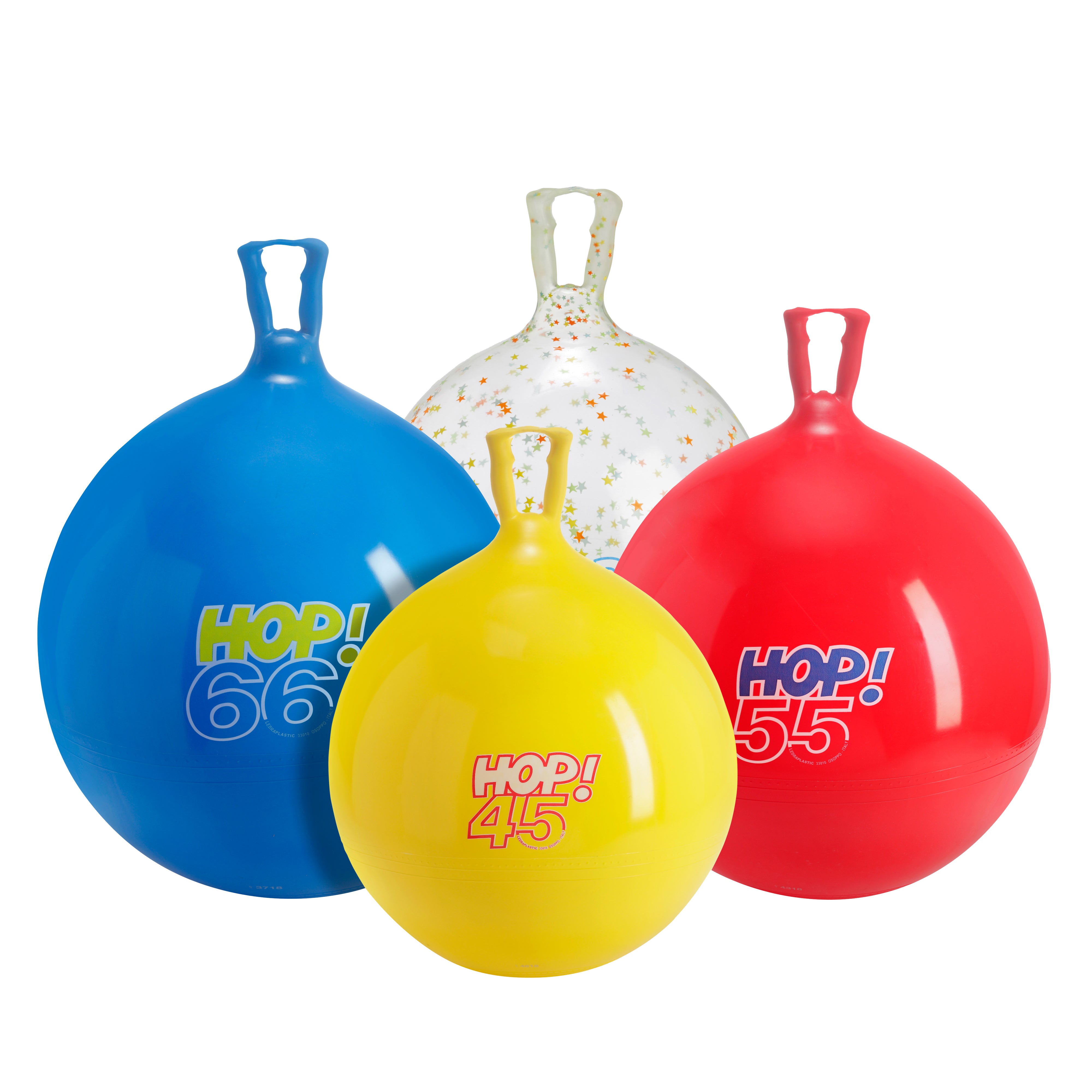 The Hop Ball is a dynamic toy, which promotes balance and coordination in children while providing a fun workout. The soft one-piece handgrip ensures the safest bouncing as it is made of the same material as the ball. Thanks to this special handle, the Gymnic high quality hopper can be included in motor activity programs for innovative and more involving exercises