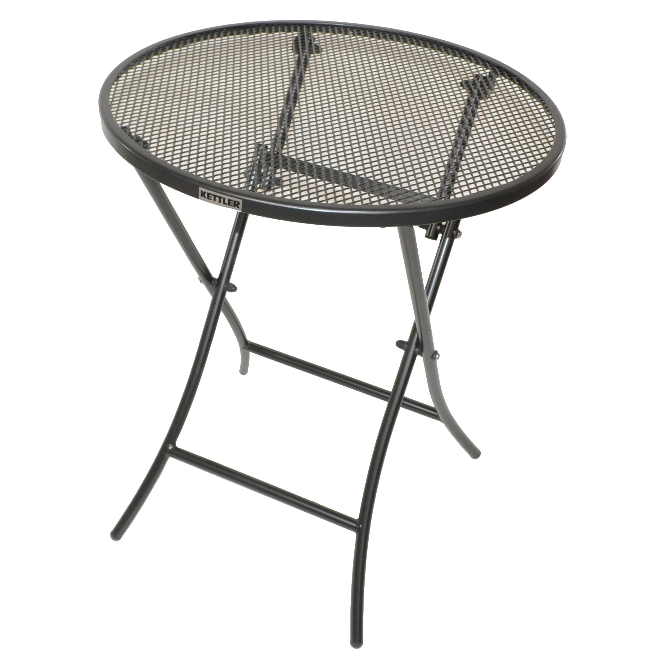 Wrought iron table in open position designed in germany small parcel 