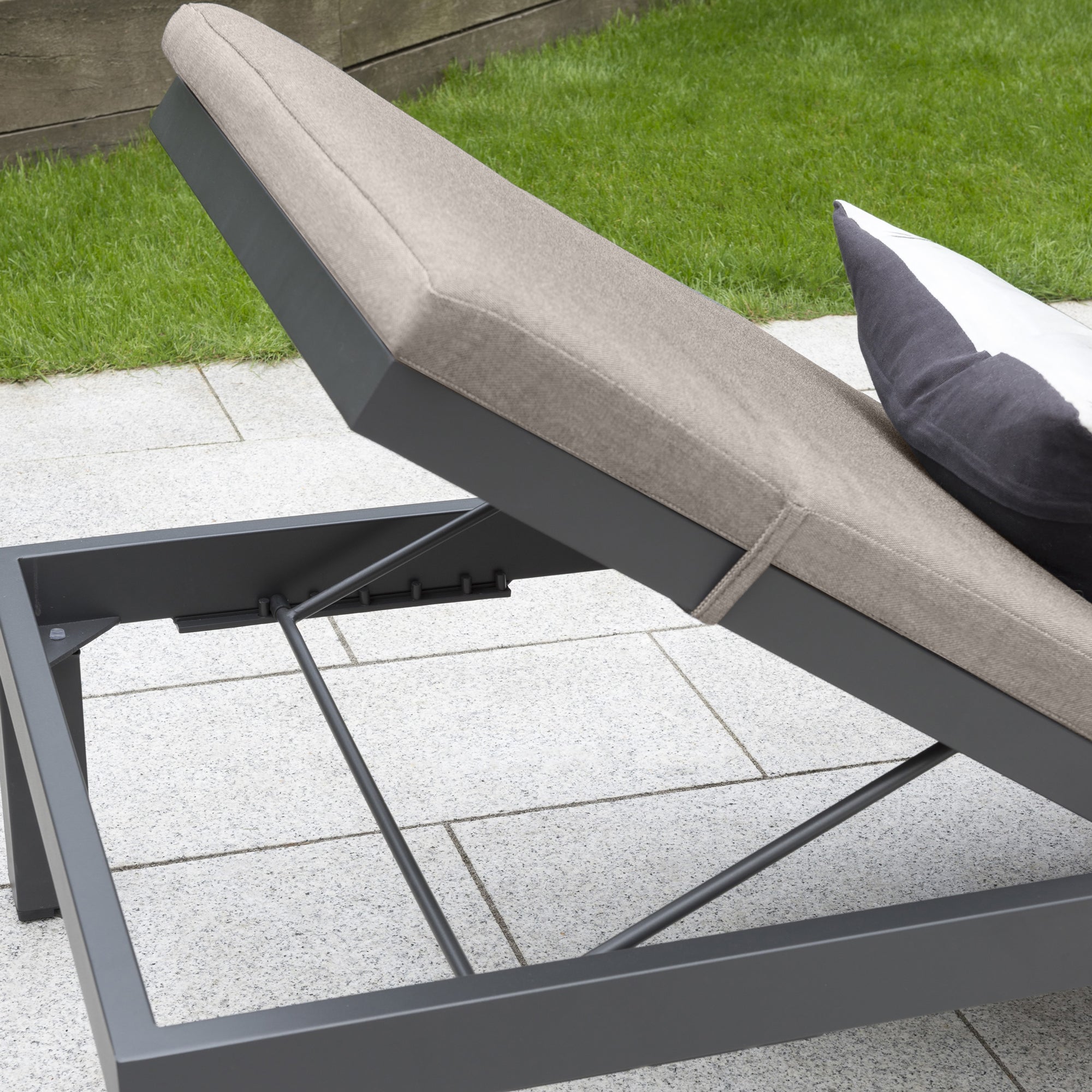 Elba Multi-Position Lounger with Cushion