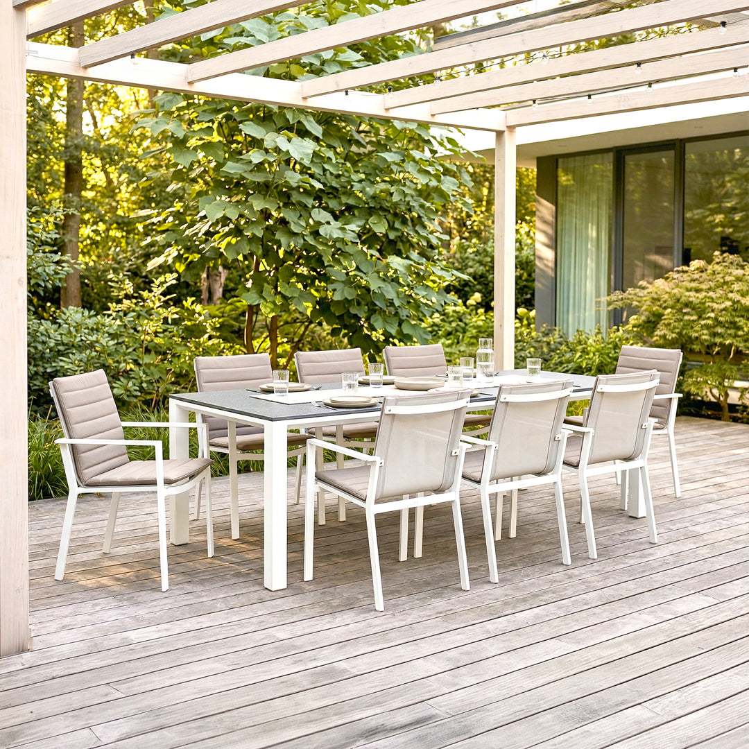 Primavera 9-Piece Dining Sets, White