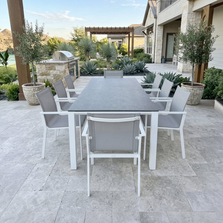 Primavera 9-Piece Dining Sets, White