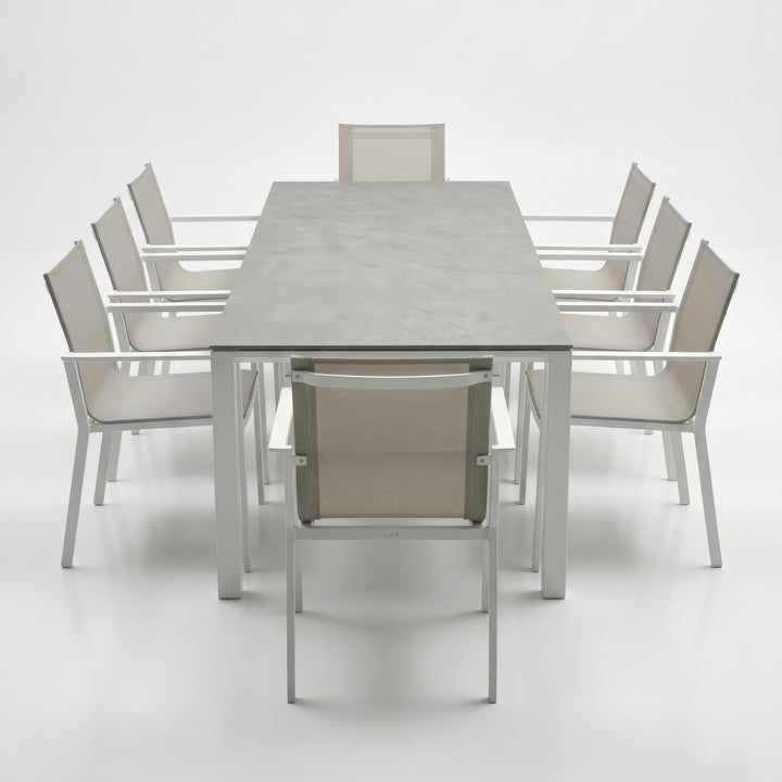 Primavera 9-Piece Dining Sets, White