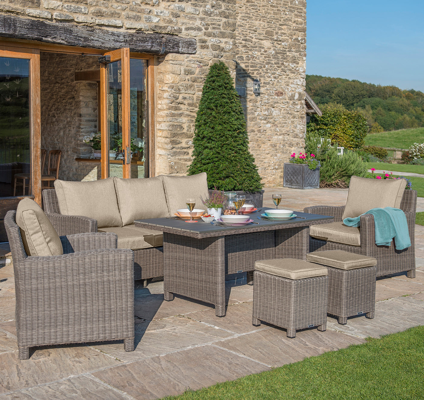 Palma Wicker Lounge Set