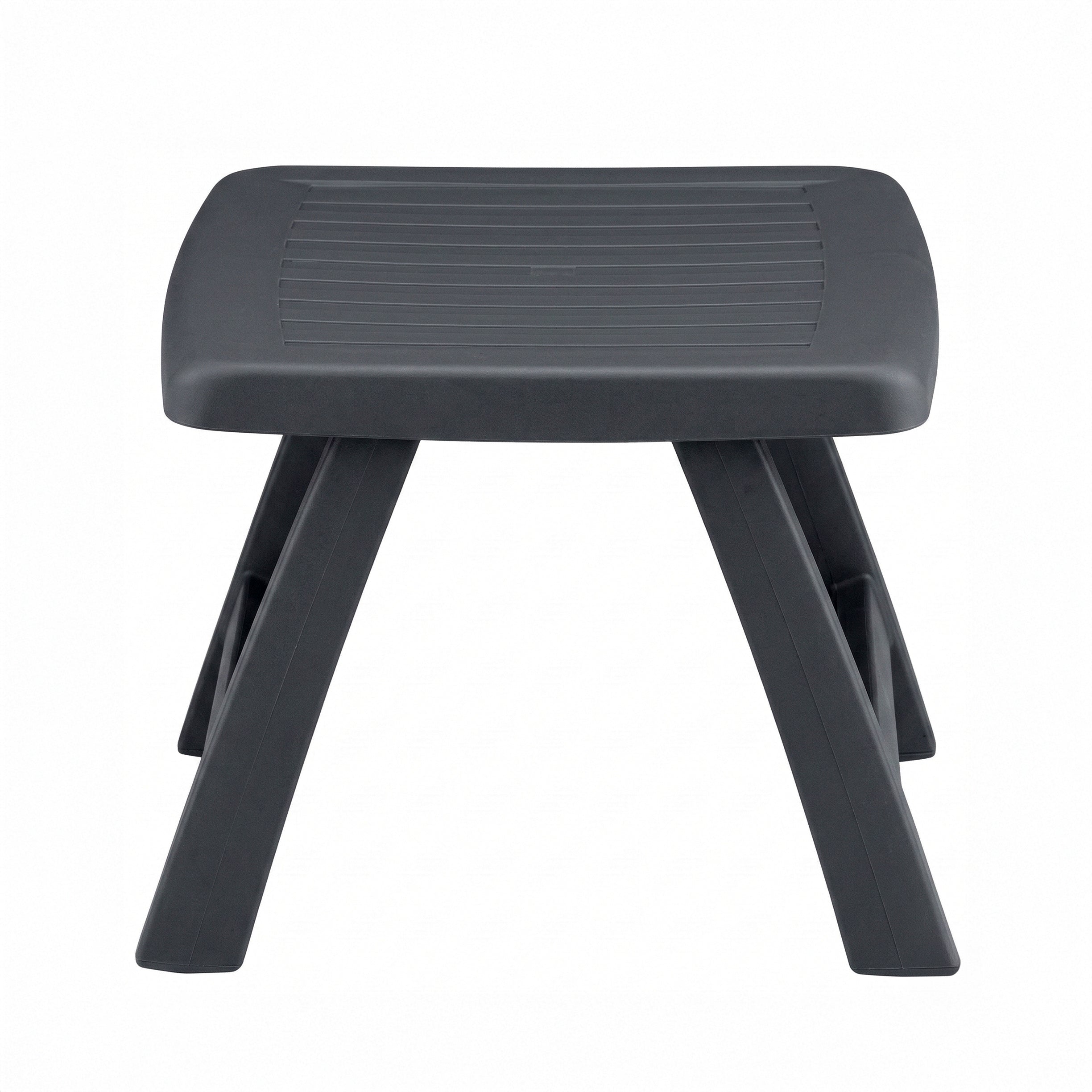 Roma Polymer Resin Side Table / Ottoman, Anthracite – KETTLER USA