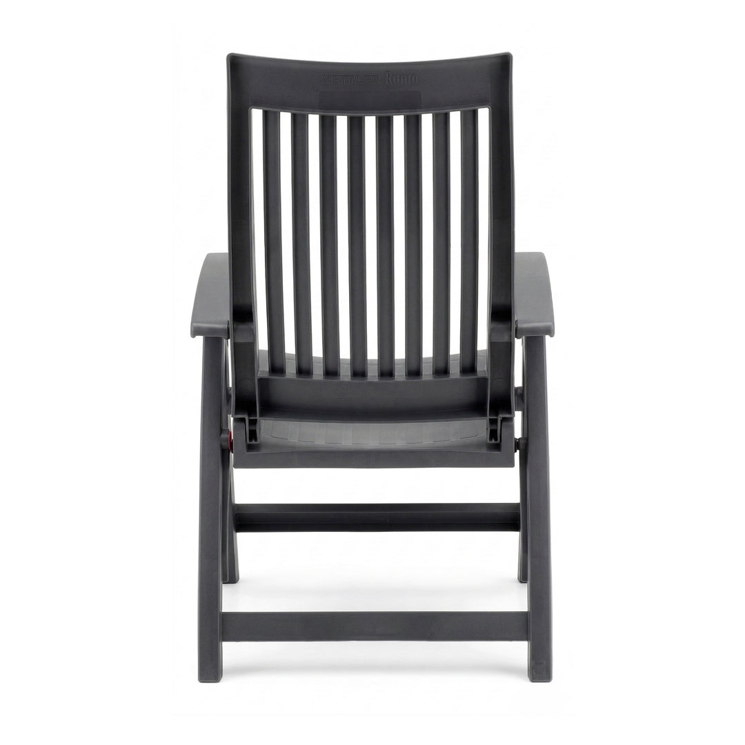 Roma Polymer Resin Multi Position Chair, Anthracite