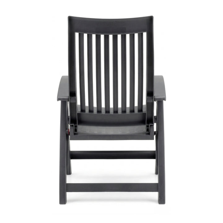 Roma Polymer Resin Multi Position Chair, Anthracite