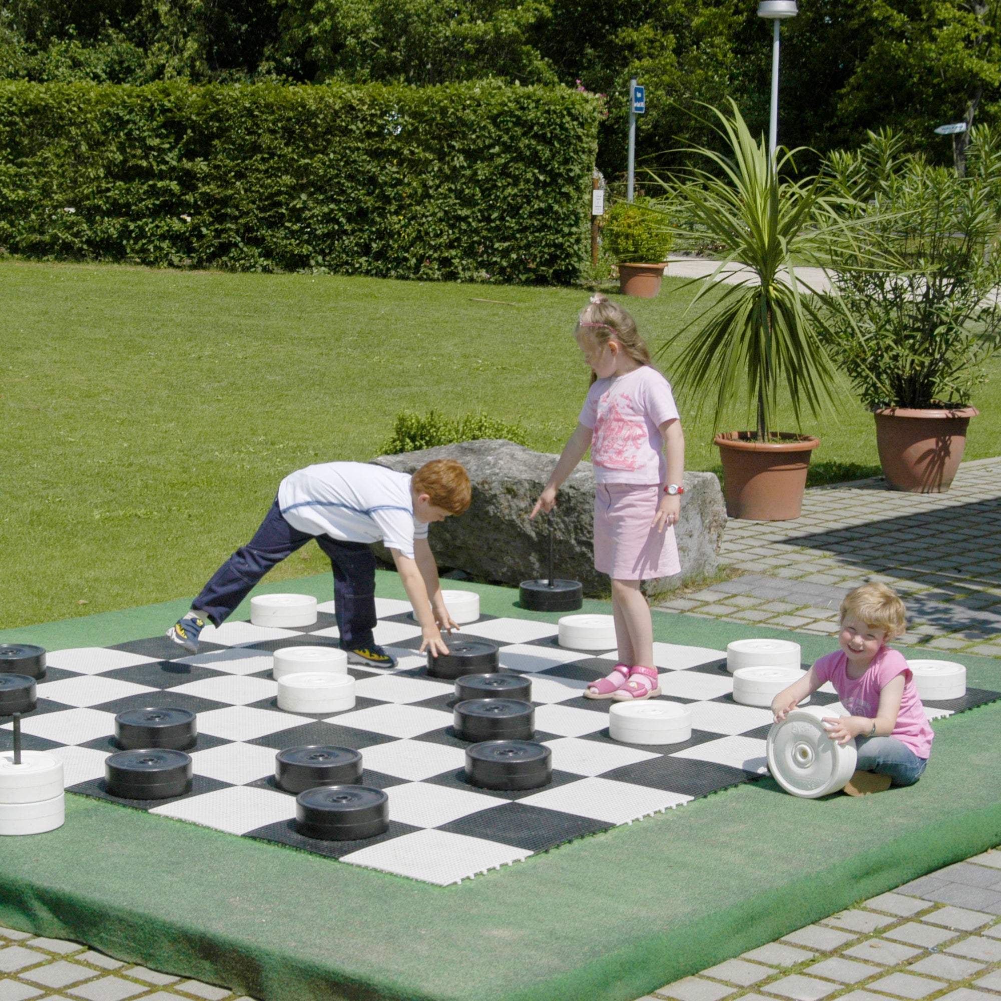 Giant Checker Pieces