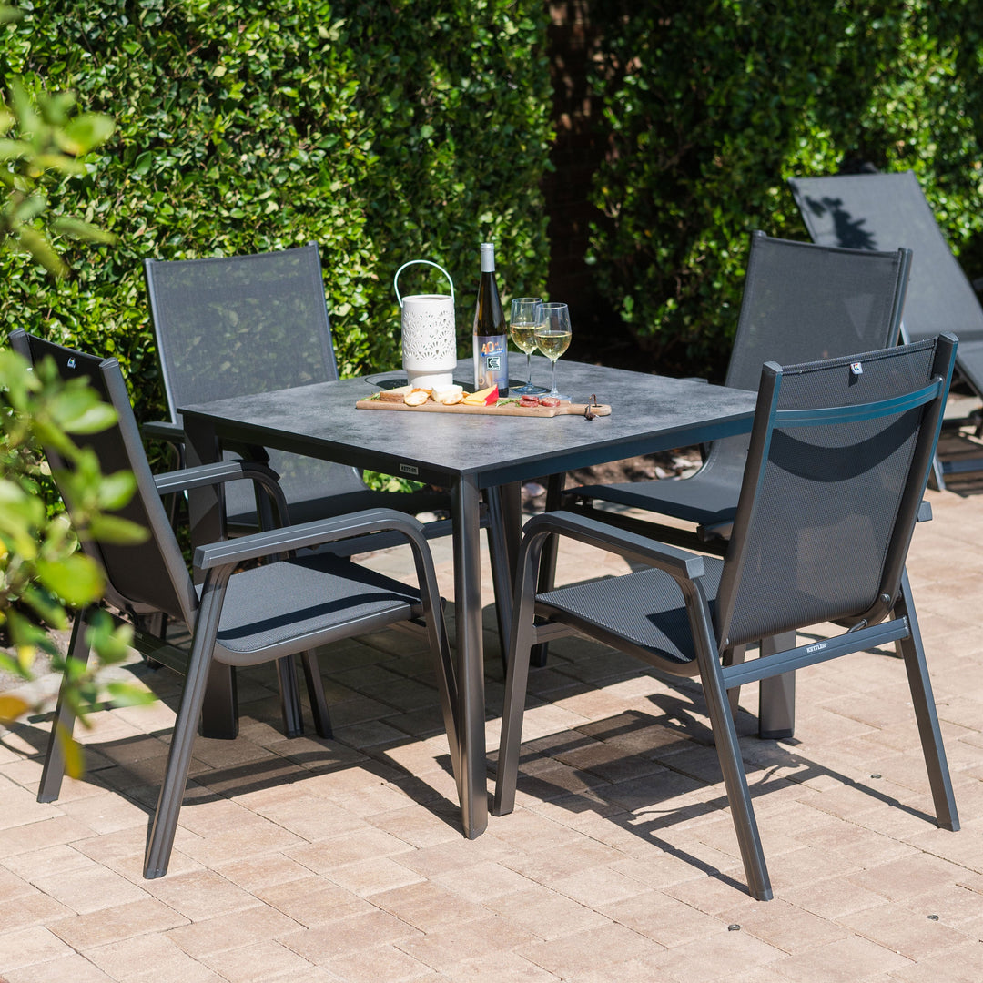 kettler loft patio umbrella Loft HPL Dining Tables with Umbrella Hole – KETTLER USA