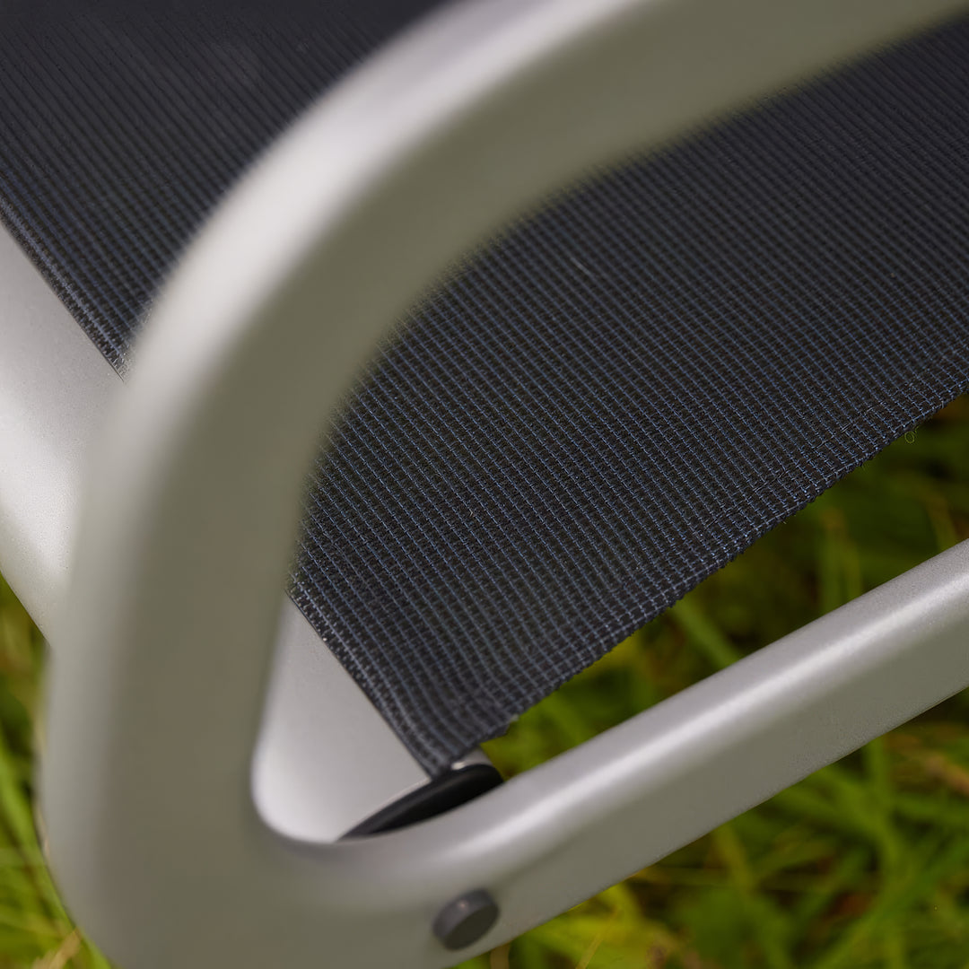 Paradiso 3-Seater Reclining Swing/Daybed - Silver/Anthracite