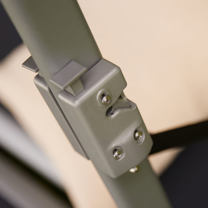 Paradiso 3-Seater Reclining Swing/Daybed - Silver/Anthracite