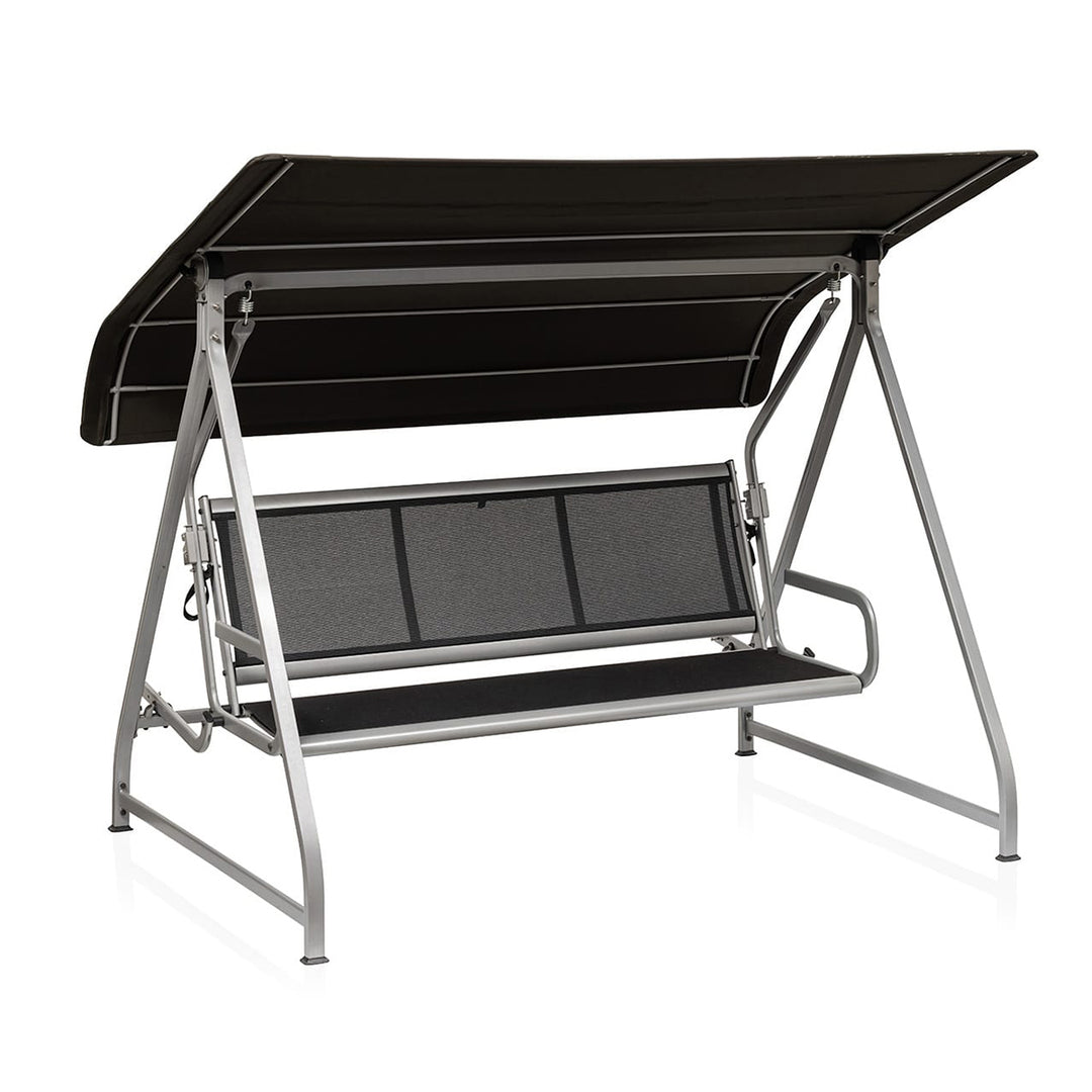 kettler avance outdoor swing seat with canopy Paradiso 3-Seater Reclining Swing/Daybed