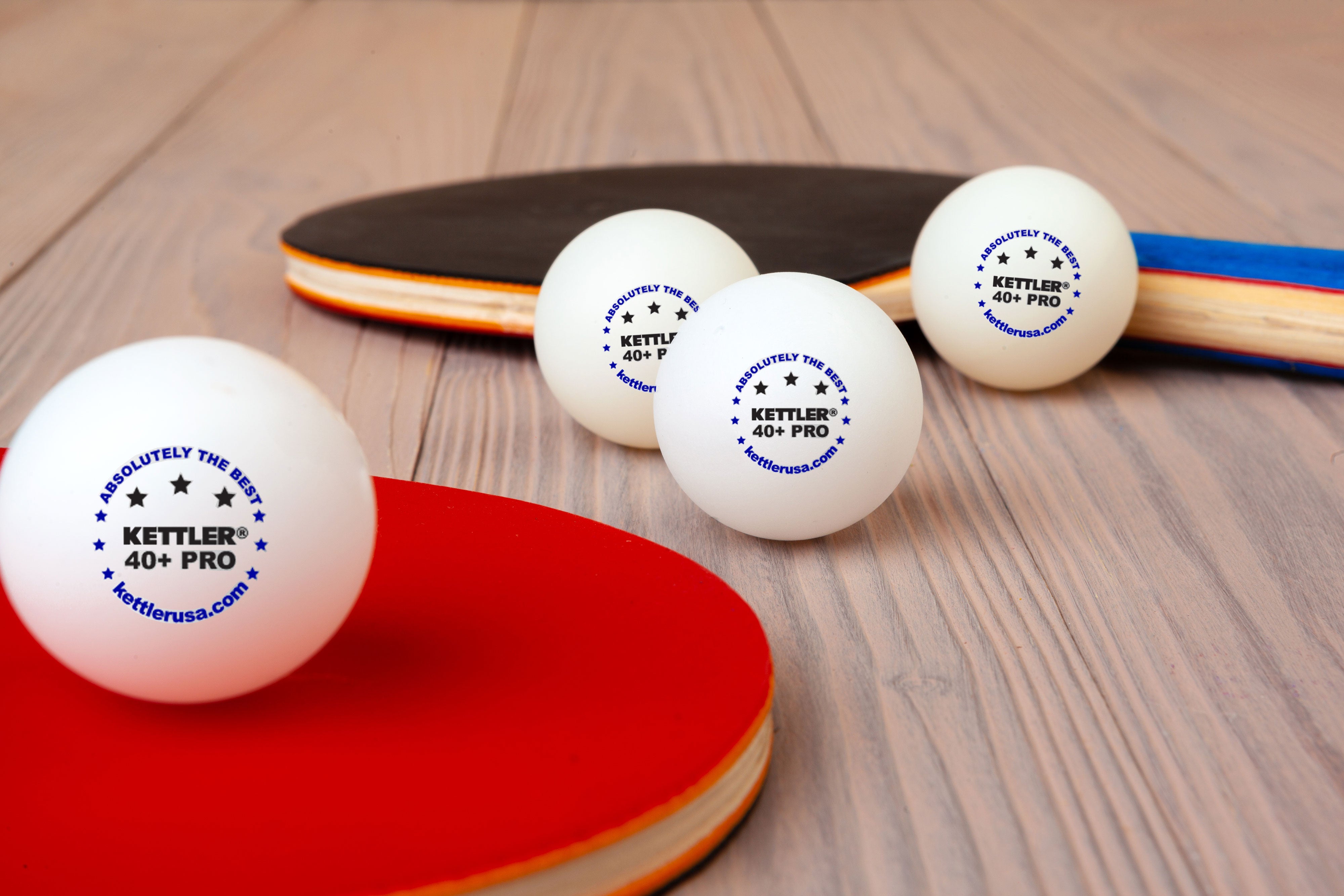 3-Star Table Tennis Balls, 6-Pack