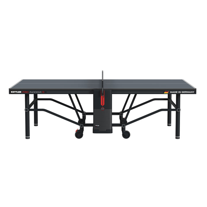 KETTLER Pro Indoor 15 Table Tennis Table with IN-TEC22 top, centerfold design, and durable steel frame, made in Germany.