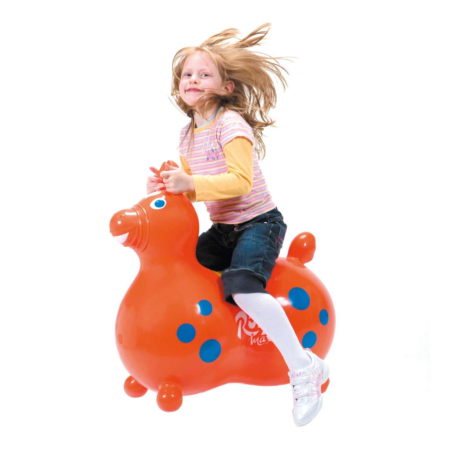 Rody Max is the large version of our popular Rody horse, meant for bigger kids (5 years and up). It promotes an involving and active playtime while developing children’s balance, motor skills and body coordination. Rody Max is also a valuable therapy tool for children with special needs.