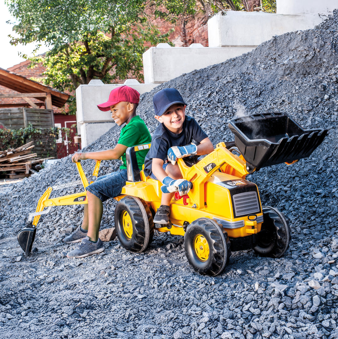 CAT Front Loader With Backhoe Pedal Tractor