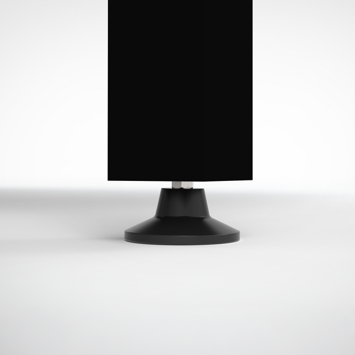 STAG Atmos Outdoor Foosball Table with black pedestal base on a light background