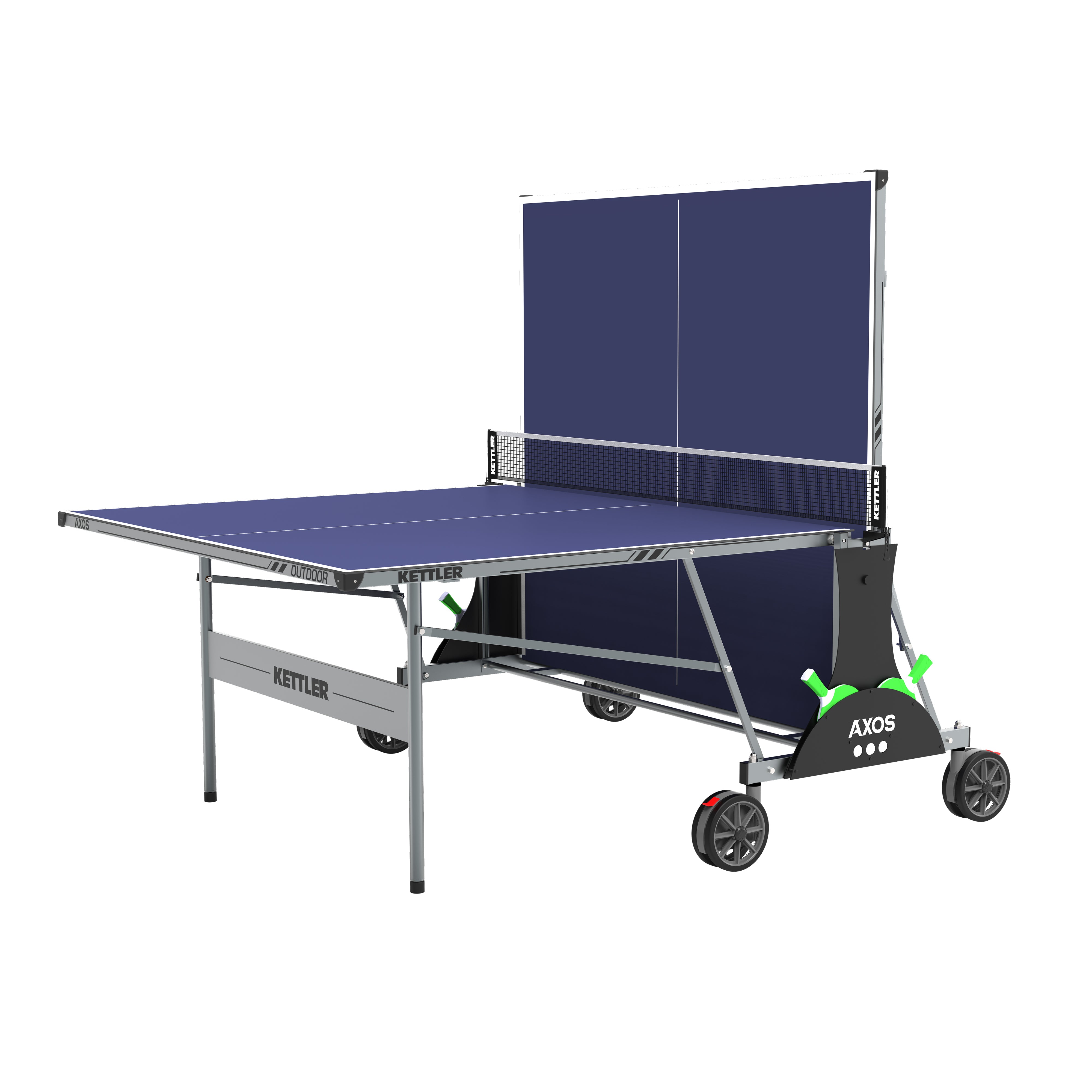 Axos Outdoor Table Tennis Table 2-Player Bundle