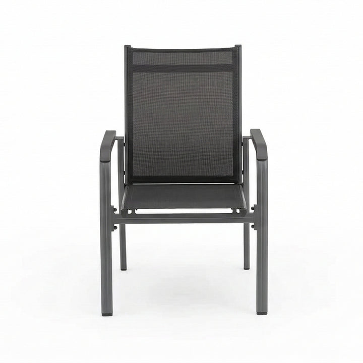 Basic Plus K/D Stack Chair, Anthracite
