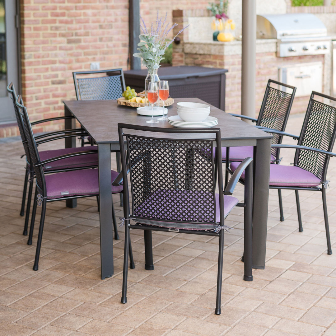 Loft HPL Dining Tables with Umbrella Hole – KETTLER USA