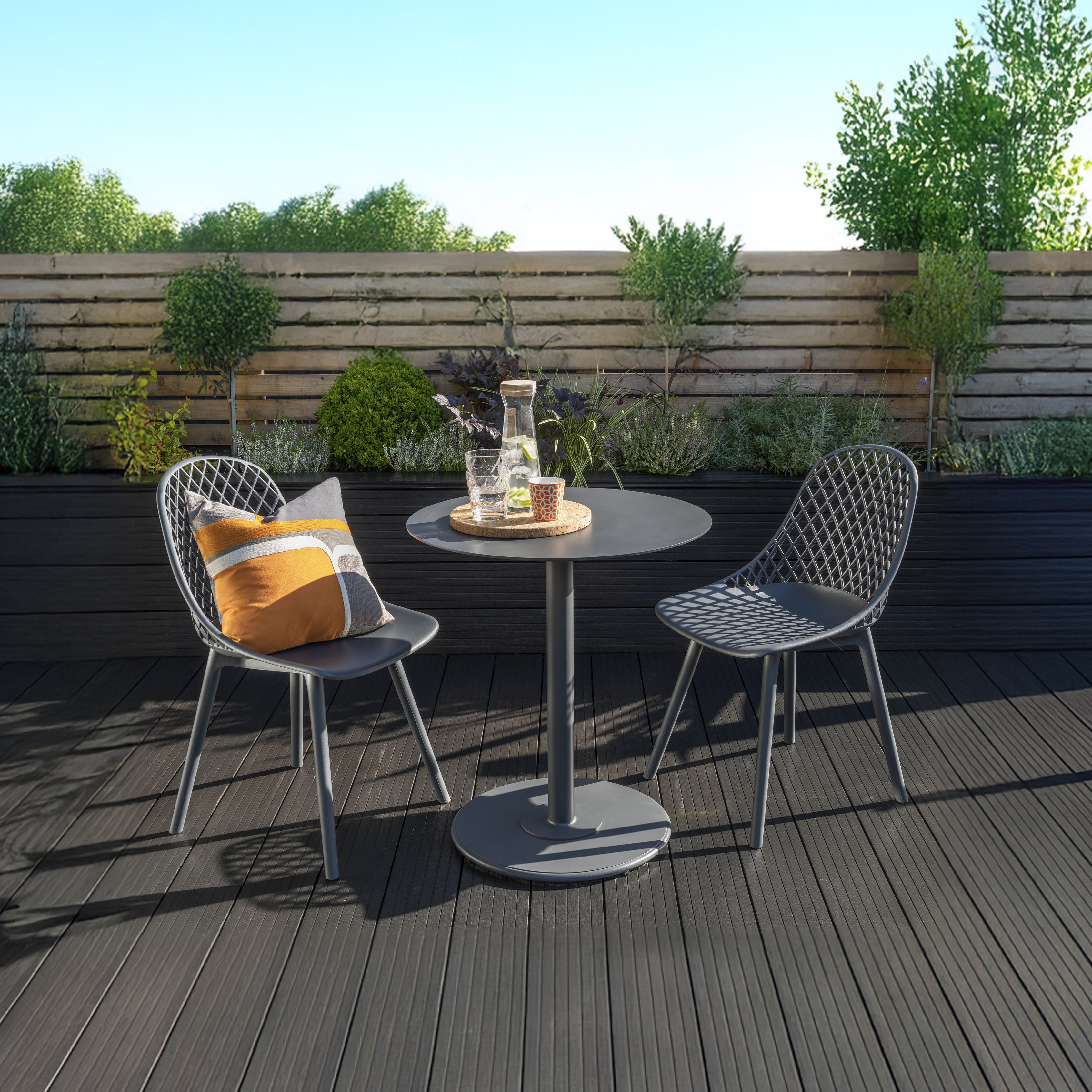 Cafe Milano Bistro Table - lifestyle scene