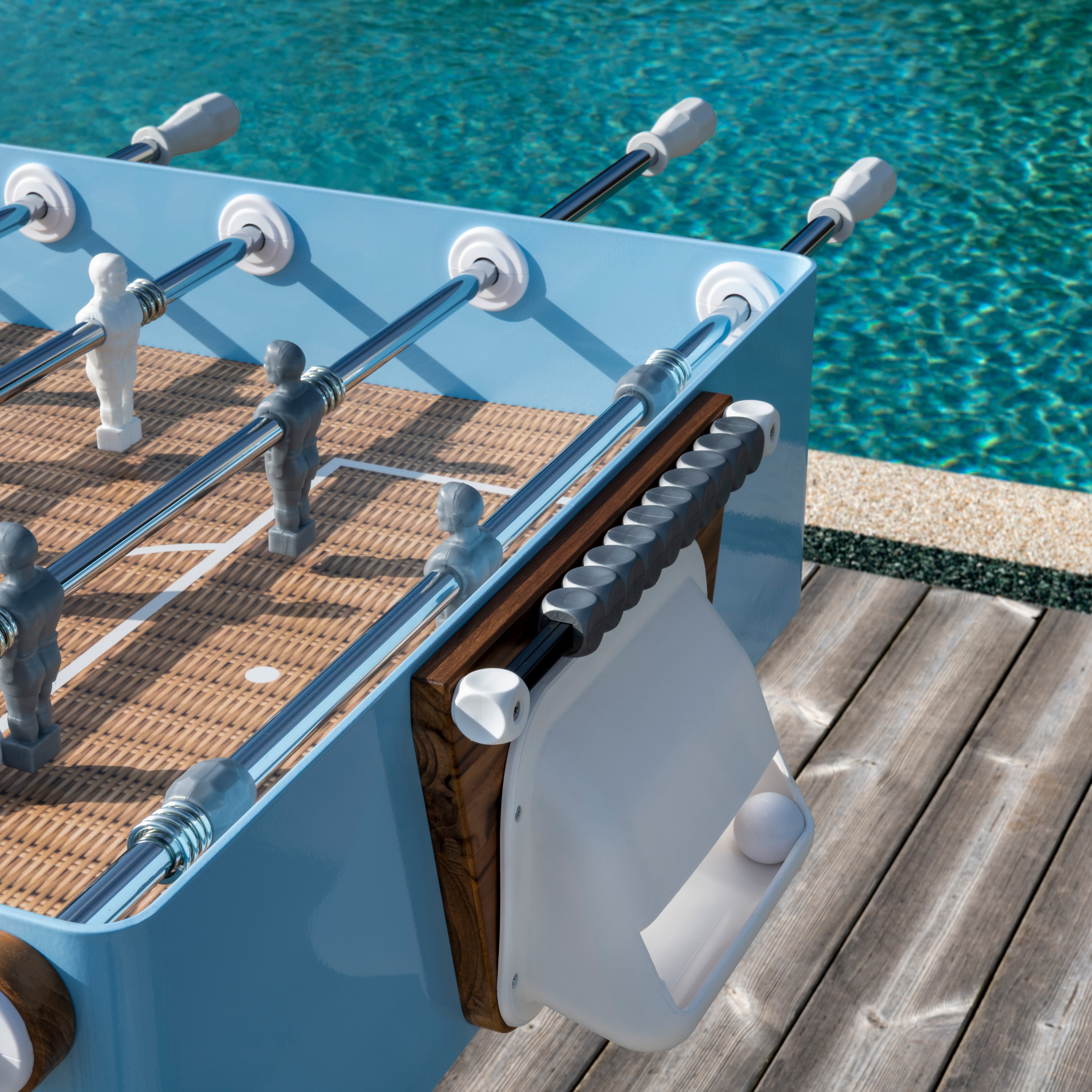 Ciclope Capri Foosball Table with Entertainment Top and Premium Cover