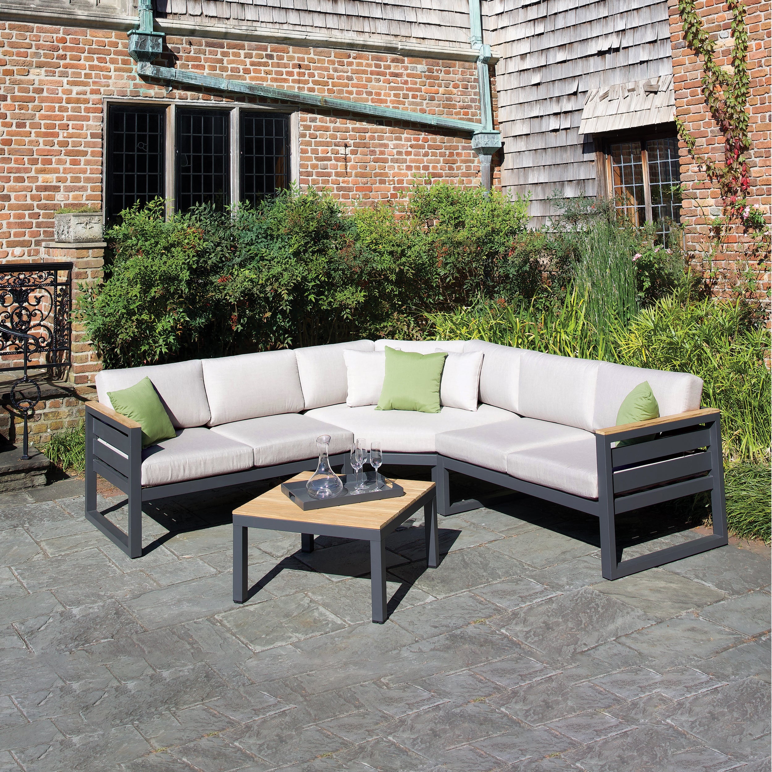 Mix and match the Elba Comfort Collection pieces to create the perfect combination for your patio space.