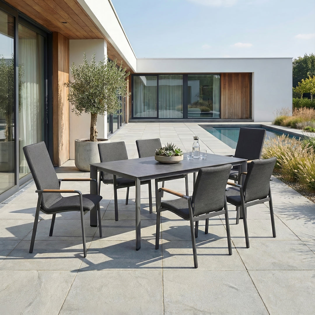 Diamond 7-Piece Dining Sets with Mixed Height Dining Chairs