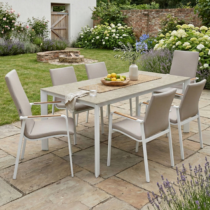 Diamond 7-Piece Dining Sets with Mixed Height Dining Chairs