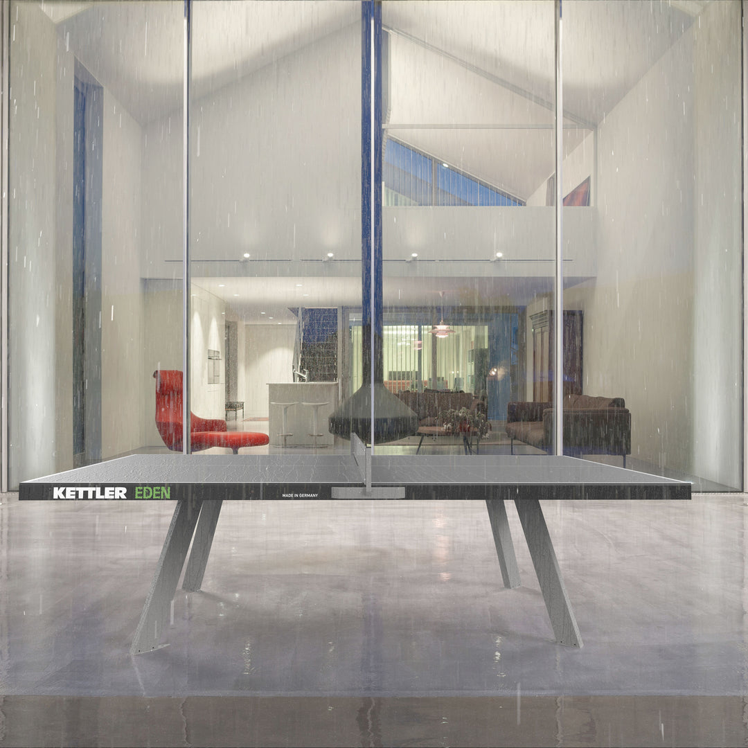 Eden Outdoor Stationary Table Tennis Table Blue