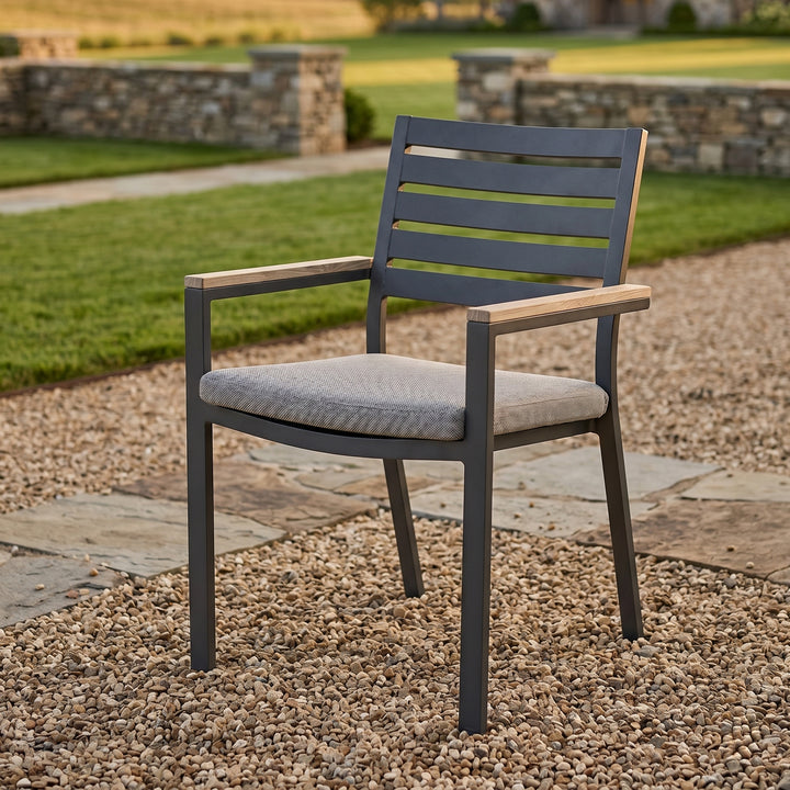 Elba Aluminum Dining Chair With Therma-Luxe™ Coated Components