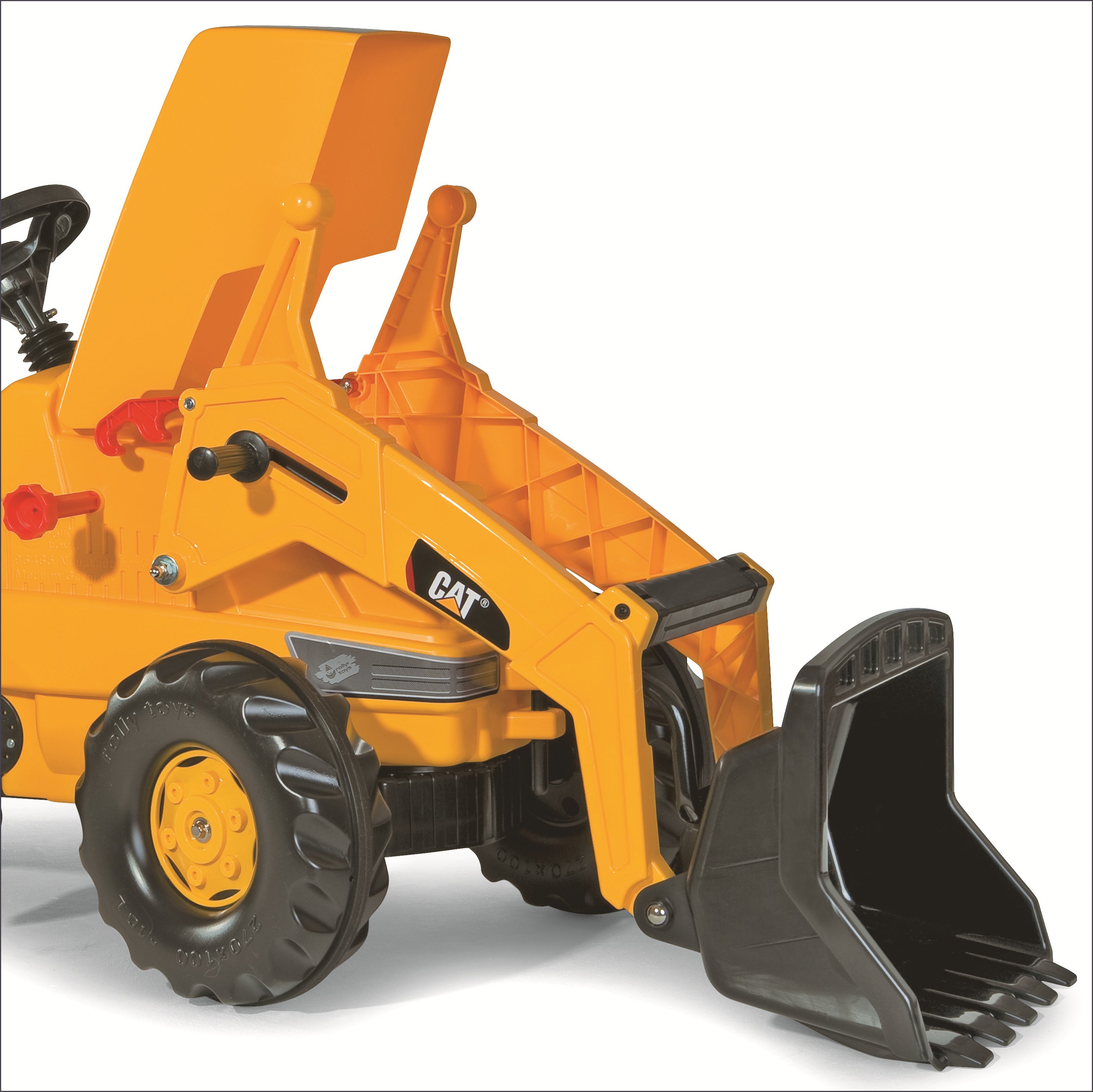 Ride On - CAT Front Loader w/ Backhoe Pedal Tractor – Marin Backyards