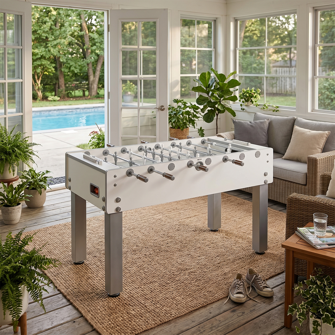 Garlando G-500 Pure White Indoor Foosball Table – KETTLER USA
