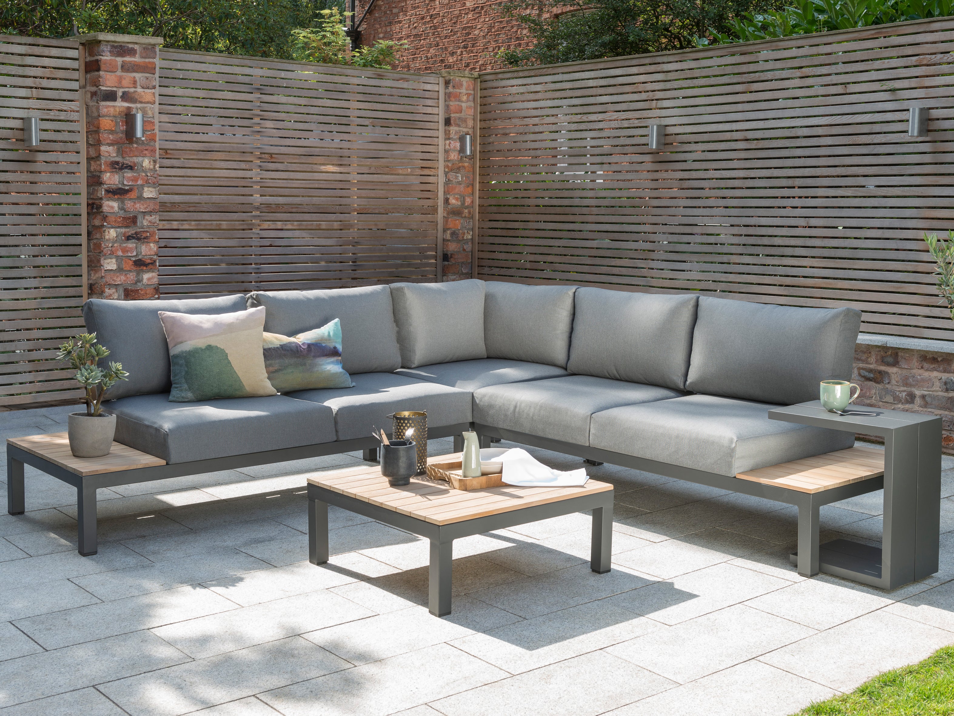 Kettler Aluminum Elba Outdoor Corner Set