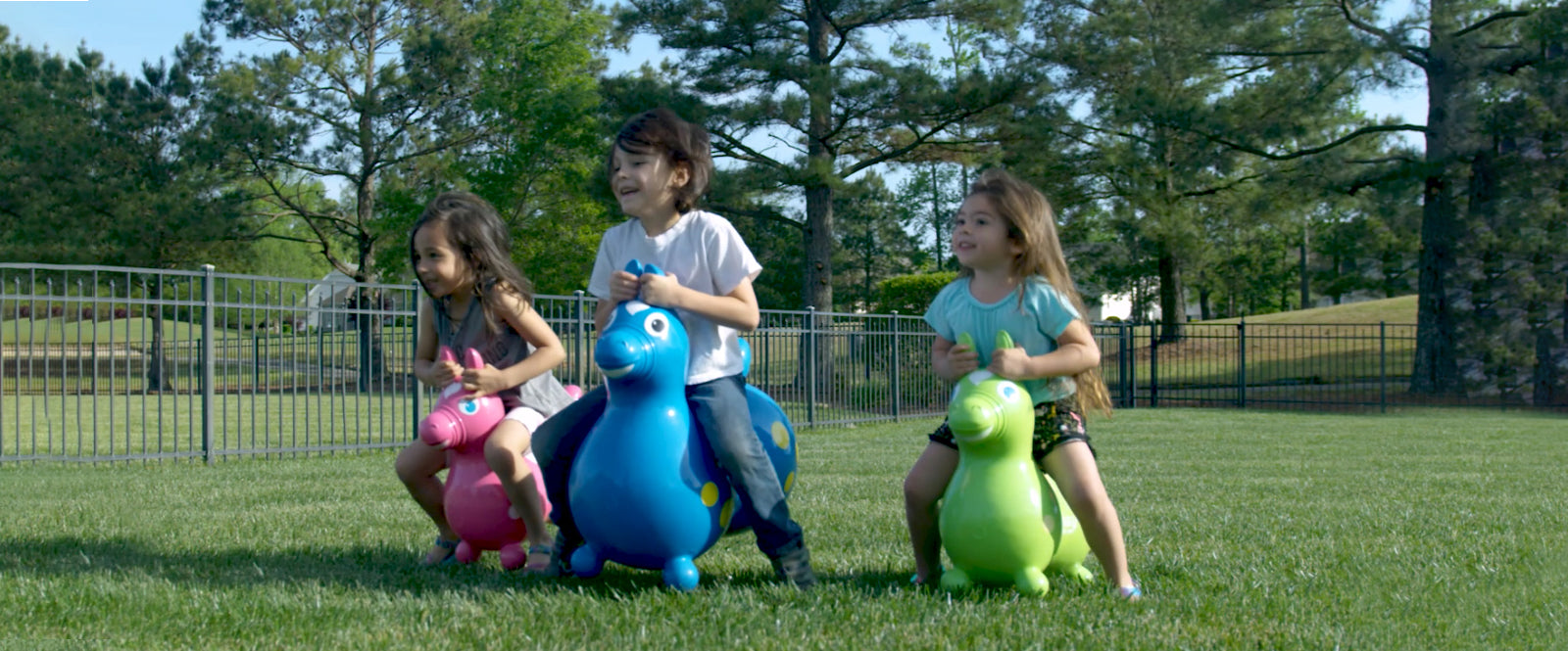 Children play on Rody Bounce Toys