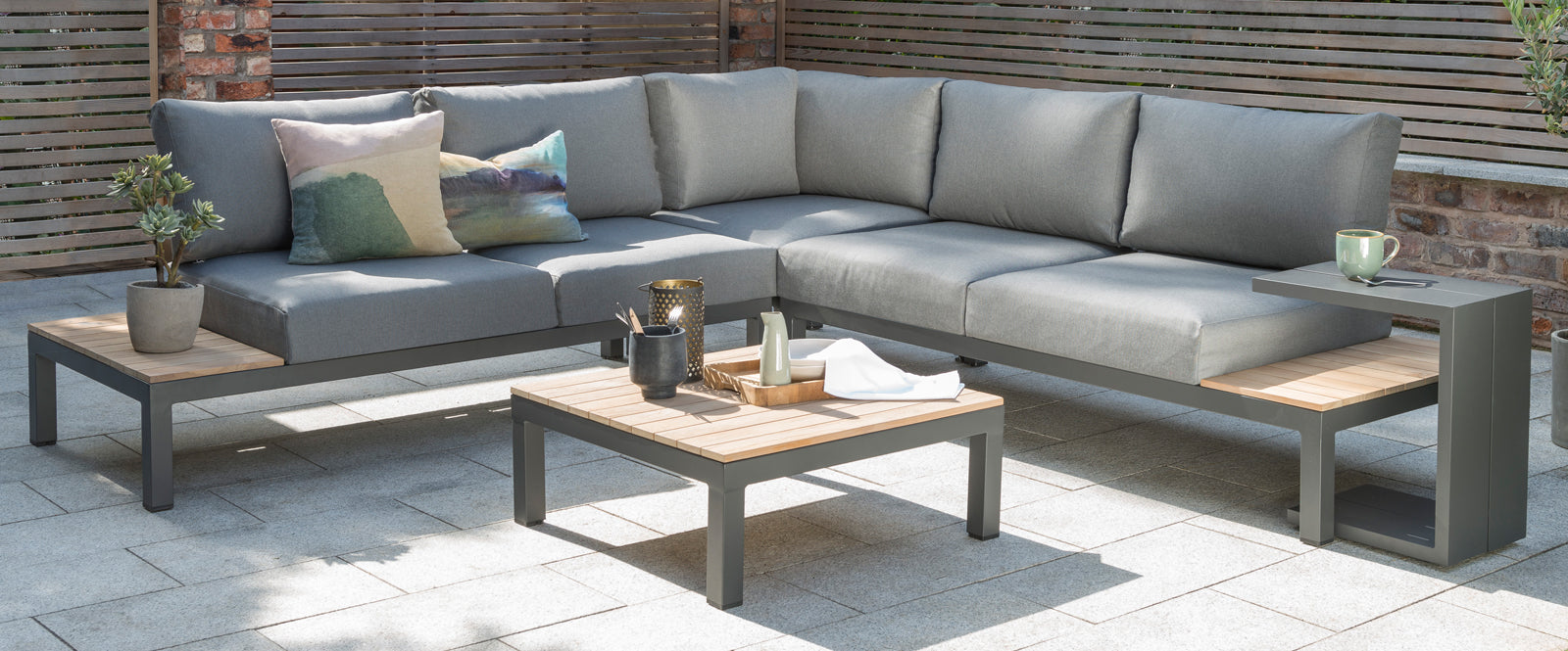 Kettler elba low on sale corner sofa lounge set