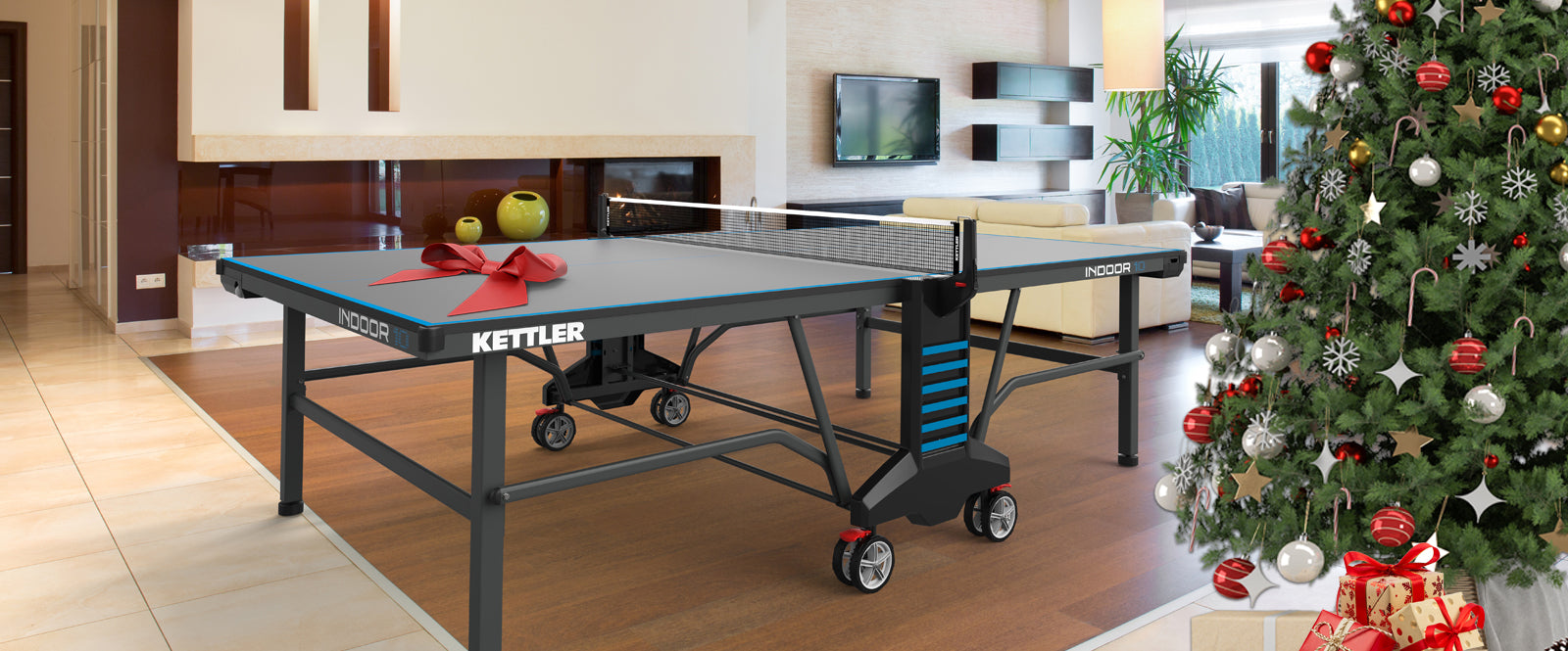 Give the gift of a Kettler Table Tennis Table this holiday season.