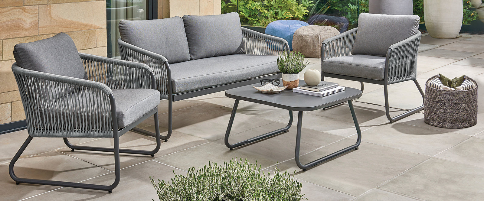 Compact, yet big on comfort, style and quality. Kingston Lounge Set.