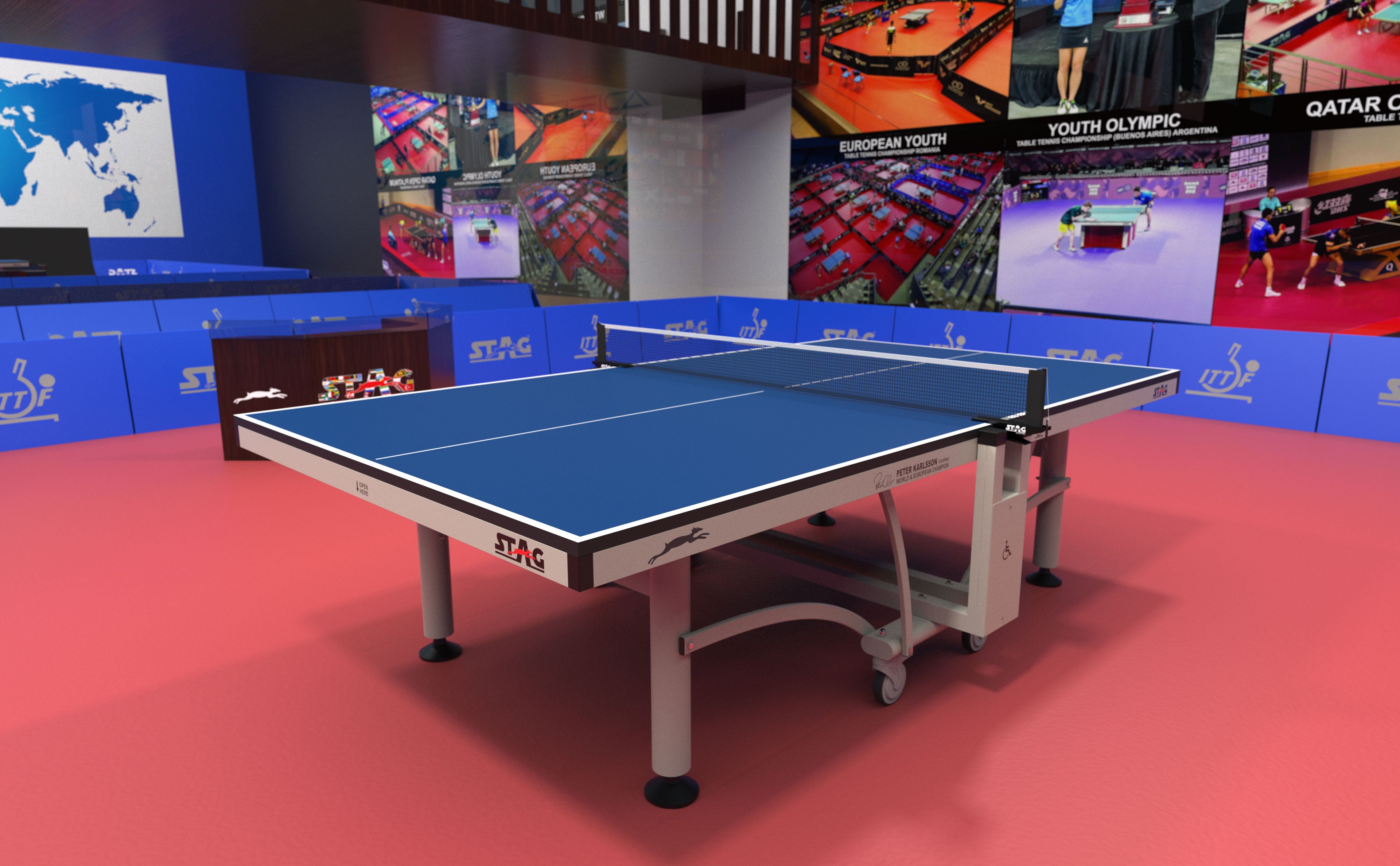 Peter Karlsson Competition Indoor Table Tennis Table