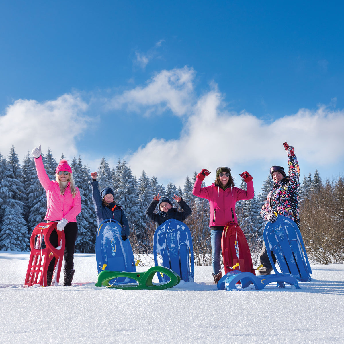 Dominate The Slopes With A KETTLER Snow Sled! Built to last for a lifetime of winter fun, our sleds will blast past the others leaving a spray of snow in its wake. A fun, timeless way to enjoy the snowy weather.