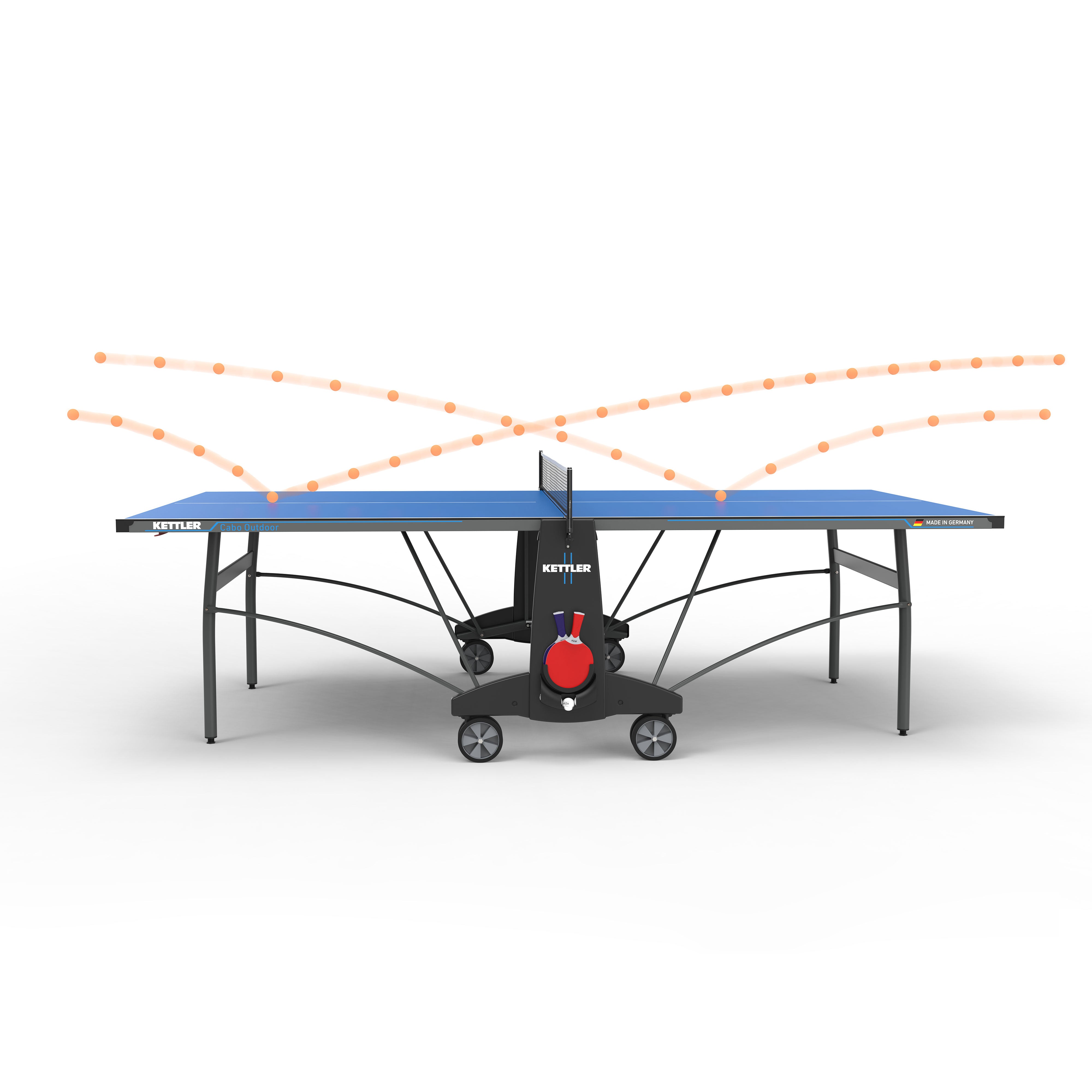 Cabo Outdoor Table Tennis Table 2-Player Bundle