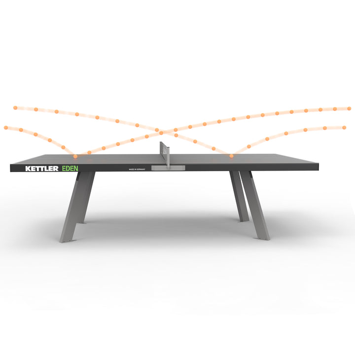 Eden Outdoor Stationary Table Tennis Table Blue