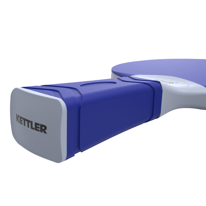kettler halo outdoor paddles HALO Pickleball Set Retail Showroom weight design and smooth synthetic rubber blade gives players more control and speed for power shots Air Channel High Performance Core Infused with lattice matrix rubber surface Pool Warehouse Americas Favorite Pool Store Kettler HALO 5.0 Indoor/Outdoor Table