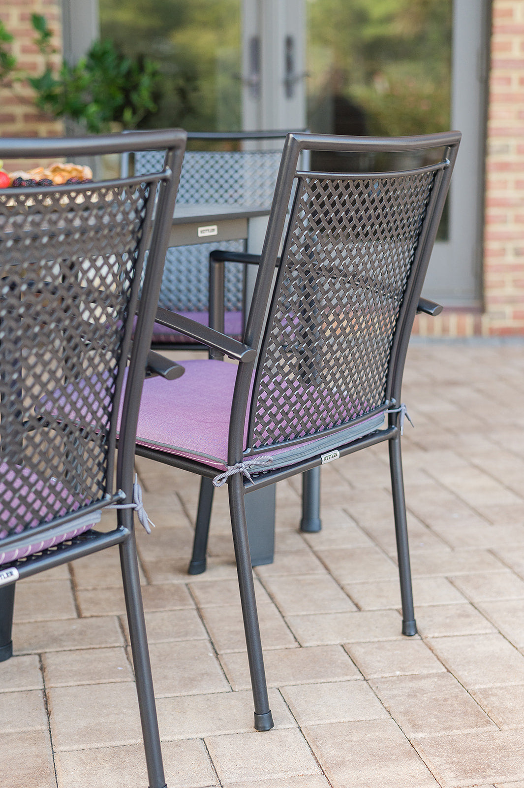 Reno Wrought Iron Arm Chair - Set Of 4 – KETTLER USA