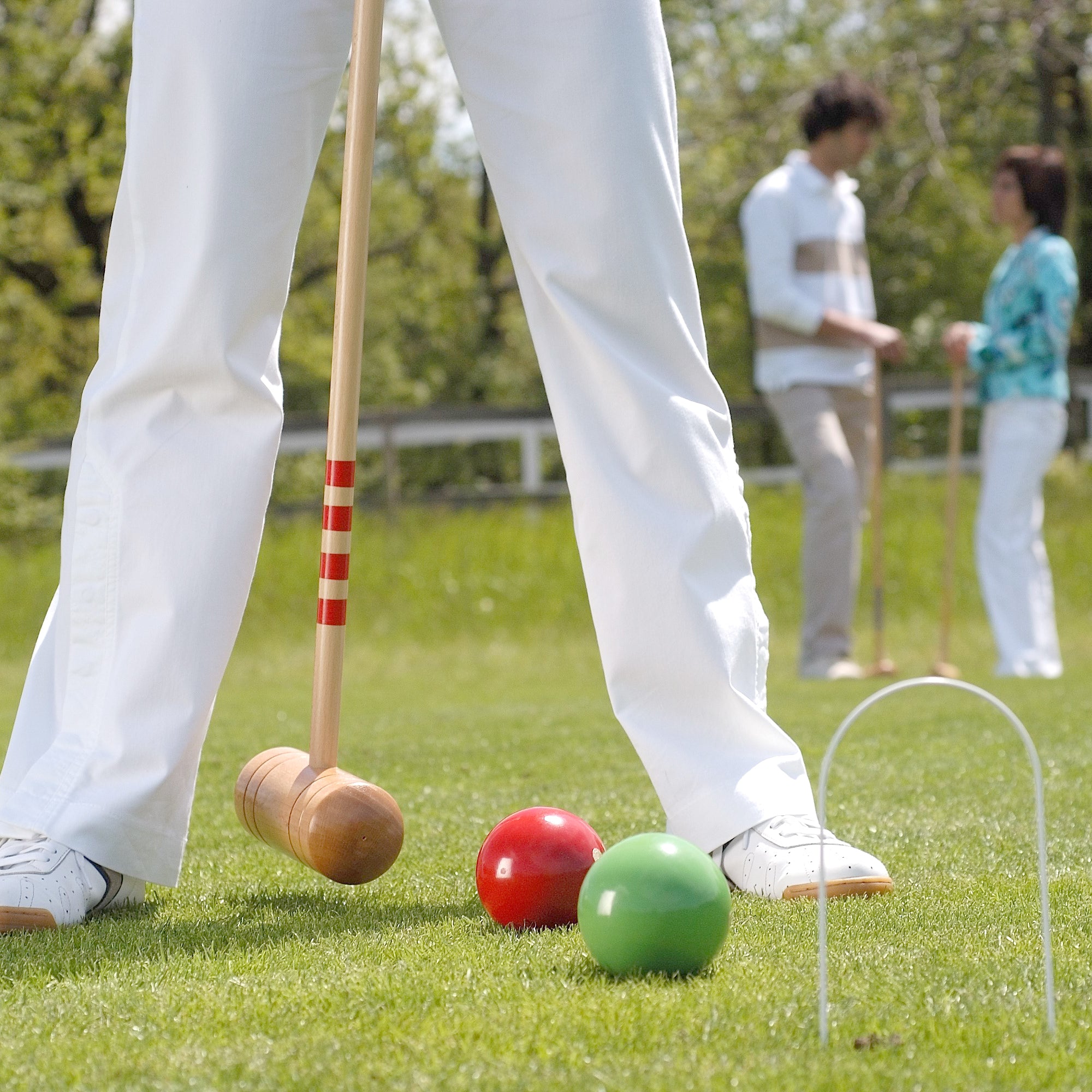 6-Player Croquet Set with Trolley