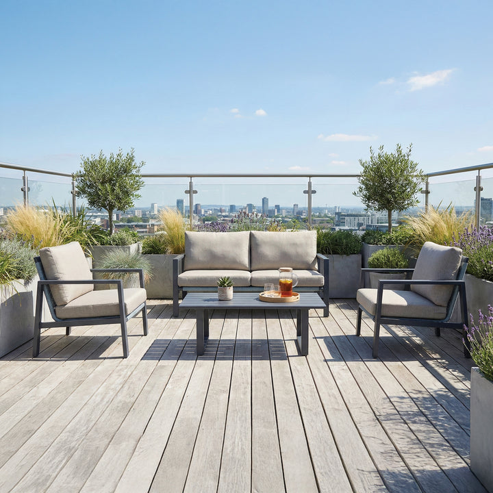 Larno Aluminum Lounge Set